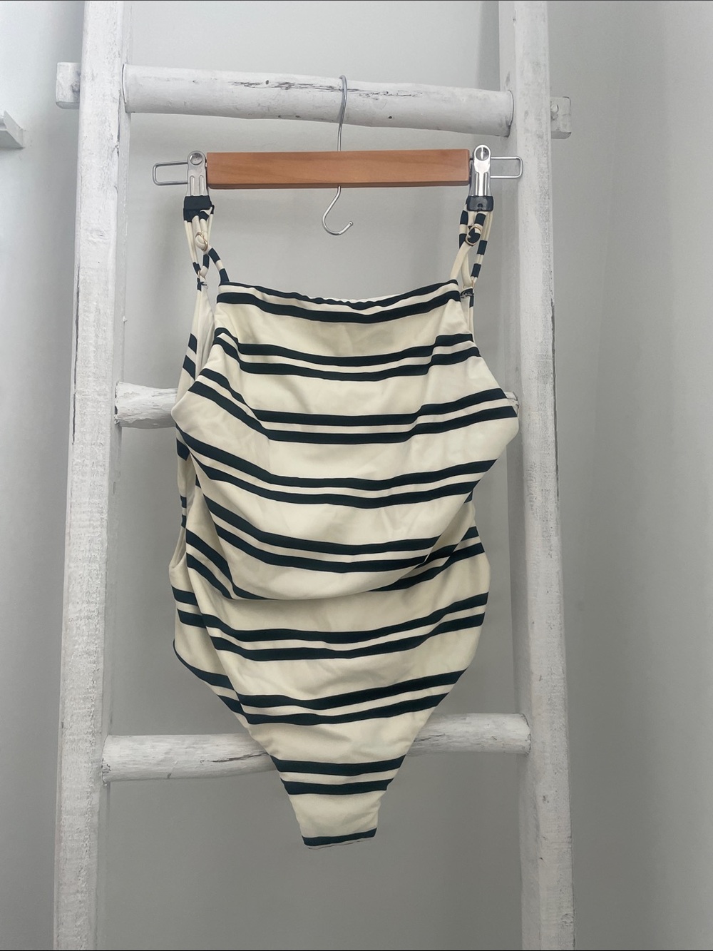 Vix one piece striped swimsuit